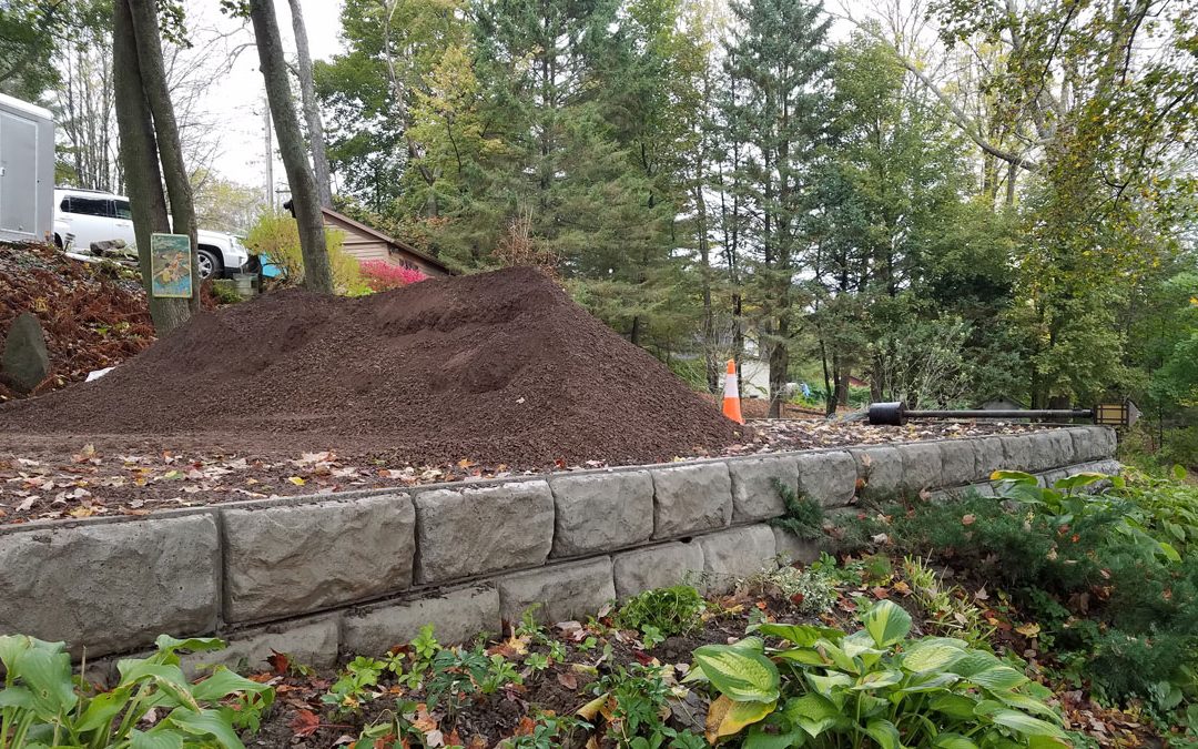 Emerson Drive and Retaining Wall